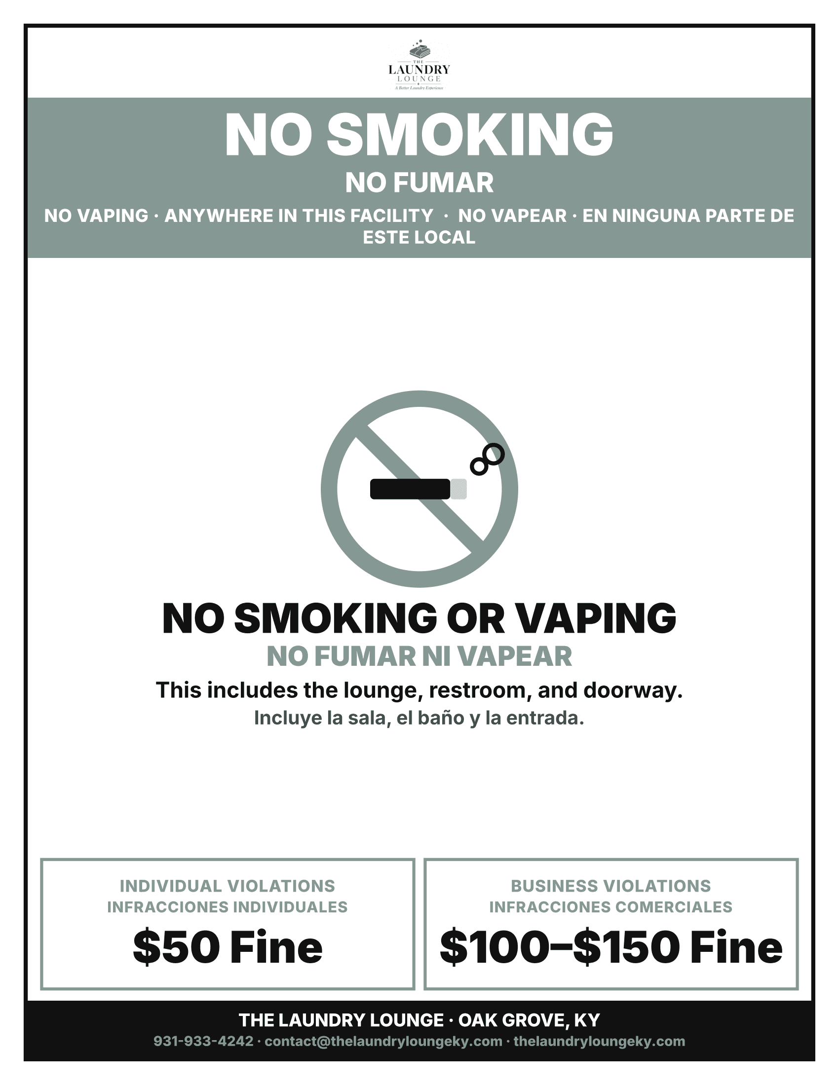 No Smoking